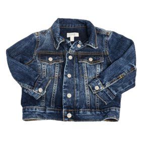 Gymboree Dark Wash Distressed Denim Jacket 2T